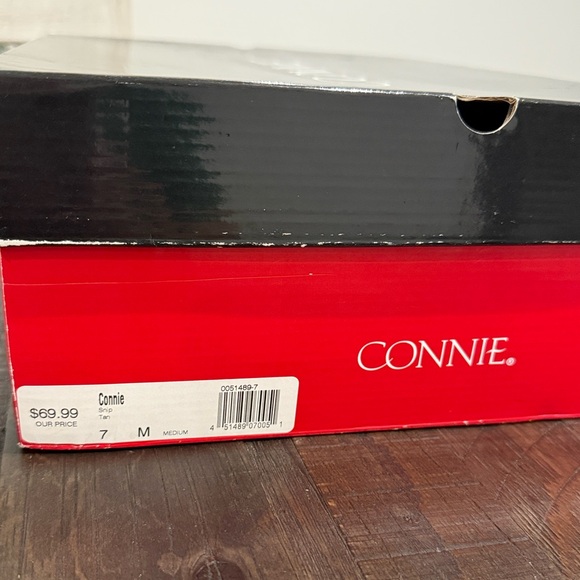 Connie Snip Tan Suede Boots Wedge Heel Faux Fur Wool Lined Zipper 7 - Picture 3 of 16